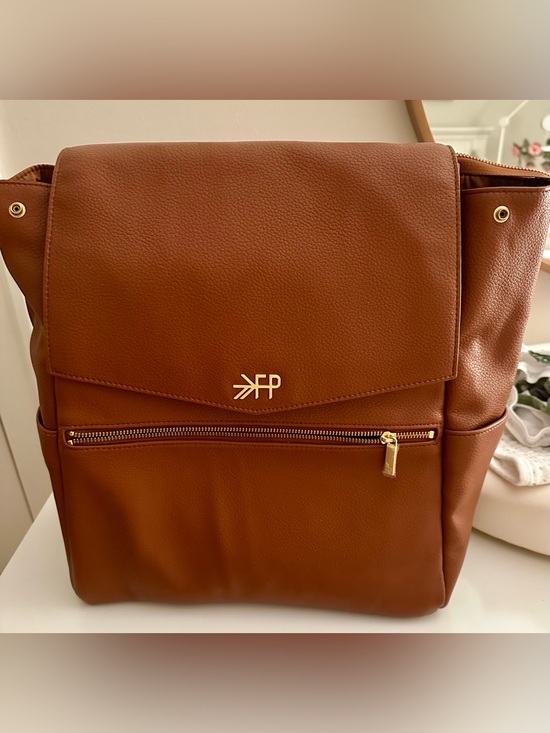 Freshly Picked Handbags - NWOT Freshly Picked Cognac Classic Diaper Bag II